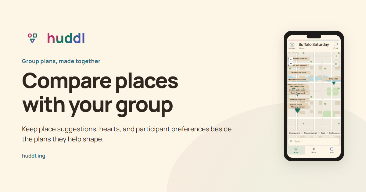 Illustrated overview: Compare places with your group